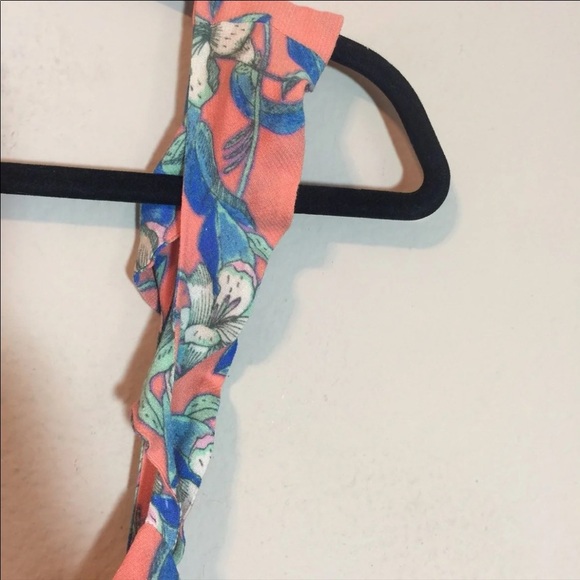 Free People Floral Ruffle Strap Mini Dress Size XS - Picture 5 of 10